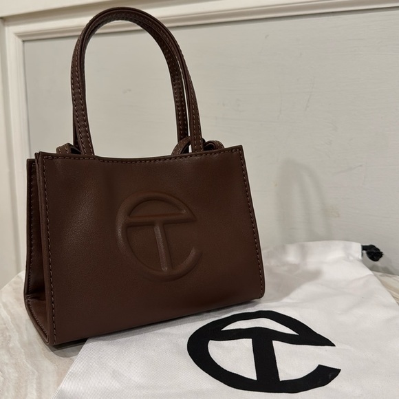 Telfar Handbags - Telfar Bag Brown Mini Tote
